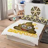 Pościel Emoji Shit Happens / zabawna poszwa na kołdrę Podgląd zdjęcia produktu 2