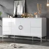Merax glanzende dressoir met 4 lades en 2 deuren, commode Productafbeelding-voorbeeld 1