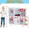 SPIELWERK® Kinder Küche mit Sound Holz Zubehör 38tlg Produktbild-Vorschau 9