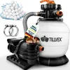 tillvex® Sandfilteranlage Pool Weiß/Orange 13.200L/h bis Produktbild-Vorschau 1