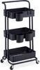 Chariot Relaxdays, 3 étages, 2 freins, chariot polyvalent Voir les images du produit 10