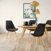 ML-Design 4er Set Esszimmerstühle mit Rückenlehne, Schwarz, Produktbild-Vorschau 8