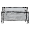 FLO Gewächshaus 60x120x80 cm Transparent und Schwarz Produktbild-Vorschau 6