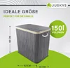 A laundry basket with dimensions and volume information. Náhľad obrázku produktu