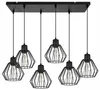 Suspension, lustre, abat-jour en fil métallique, LED Voir les images du produit 1