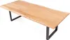 Esstisch Baumkante 300 x 110 cm Akazie Natur U-Gestell Produktbild-Vorschau 2