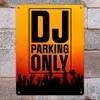 DJ parking only Metallschild XL in 21x28 cm für den Produktbild-Vorschau 7