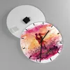 Wanduhr - Rund - Glasuhr - Liebe Paar Flitterwochen - Produktbild-Vorschau 2