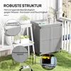 Outsunny Gartenschrank Holz, Geräteschuppen wetterfest Produktbild-Vorschau 7