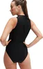 A woman wearing a black swimsuit, shown from the back. Produktbild-Vorschau