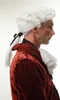 WIG ME UP Barocke Herren Perücke Edelmann Zopf weiß Produktbild-Vorschau 2