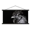 MuchoWow® Textilposter Hahn - Vogel - Schwarz - Weiß 120x60 Produktbild-Vorschau 1