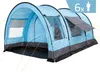 CampFeuer Zelt Relax6 für 6 Personen | Hellblau / Grau | Produktbild-Vorschau 1