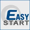 A logo with the text "EASY START" on a light gray background. Produktbild-Vorschau