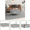 The Living Store Couchtisch Betongrau 55x55x36,5 cm Produktbild-Vorschau 10