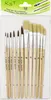 K3T Pinsel-Set 12er Haarpinsel 1,2,4,6,8,10 + Borstenpinsel Produktbild-Vorschau 3