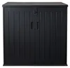 Koll Living Mülltonnenbox 'Soraya' | 775 Liter, Schwarz | Produktbild-Vorschau 3