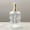 Dozownik mydła szklany 400 ml – elegancka butelka z pompką Podgląd zdjęcia produktu 1
