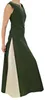 Mittelalter Kleid mit Schnürung ärmellos Grün / Natur Produktbild-Vorschau 12