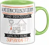 Katzenhotelbesitzerin Und Prinzessin Tasse Geschenk Für Produktbild-Vorschau 1