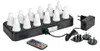 Duni LED Set wiederaufladbar mehrfarbiges Licht 12er Set 70 Produktbild-Vorschau 1