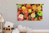 MuchoWow® Wandteppich Wandbehang Erdbeere - Zitrone - Obst Produktbild-Vorschau 3