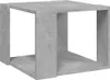 A concrete cube-shaped table or shelf. Podgląd zdjęcia produktu