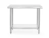 HENDI Arbeitstisch Edelstahl 1600x600x850 Budget Produktbild-Vorschau 2