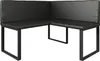 Eckbank Vicco Ravon Schwarz 120 x 120 cm, Model 58487 Produktbild-Vorschau 1