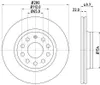 2 Bremsscheiben innenbelüftet Ø 65 mm 22 mm HELLA passend Produktbild-Vorschau 6
