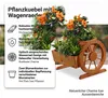 Mucola kvetináč s kolieskami z dreva záhradná dekorácia Náhľad obrázku produktu 8