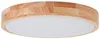 BRILLIANT Slimline LED wand- en plafondlamp, 39 cm, hout Productafbeelding-voorbeeld 1