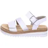 Remonte D0Q55 90 Sandalo donna con zeppa argento - bianco, Anteprima dell’immagine prodotto 9