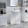 Mondeer Armoire sous lavabo Armoire de salle de bain Portes Voir les images du produit 8