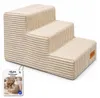 MILLYBO Hundetreppe aus Cord – Haustiertreppe für Hunde & Produktbild-Vorschau 1