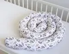 400 cm Nestchenschlange BRAUN BLUMENWIESE  Baumwolle Produktbild-Vorschau 3