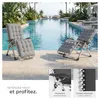 Chaise longue pliable CLOUD réglable en continu - gris Voir les images du produit 4
