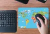 MuchoWow® Mauspad Mousepad Weltkarte Kinder - Modern - Produktbild-Vorschau 4
