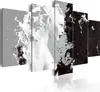 Tableaux muraux "Lait et Café", abstraits, noir et blanc, Voir les images du produit 1