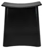 WENKO 2in1 Badhocker Mod. Wing Schwarz Matt, Badhocker mit Produktbild-Vorschau 2