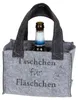 4137 Filz Tasche für 6 Flaschen grau Produktbild-Vorschau 2