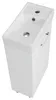A white ceramic sink and cabinet unit is shown from a high angle. Anteprima dell’immagine prodotto
