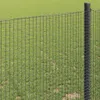 vidaXL Doppelstabmattenzaun 2500 x 140 cm Grau Produktbild-Vorschau 8