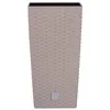Topf Set 3 x Pflanztöpfe Kübel Rattan Hohes H 32 37 42 cm Produktbild-Vorschau 4