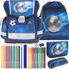 Belmil Schulranzen Set Classy Football 4 silver 10-teilig Produktbild-Vorschau 1