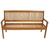DEGAMO Gartenbank Holzbank Parkbank Bank MARACANA 3-sitzer, Produktbild-Vorschau 4