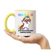 Endlich 20 Tasse Gelb Geburtstag Einhorn Lustig Spruch Produktbild-Vorschau 4