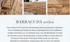 Collage of wood textures with product series name and description. Produktbild-Vorschau