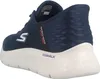 A close-up, side view of a blue Skechers GO WALK FLEX sneaker. Voir les images du produit