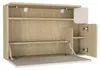 Wandschreibtisch mit 3 Türen – Beige und Natur – LYNATO Produktbild-Vorschau 4